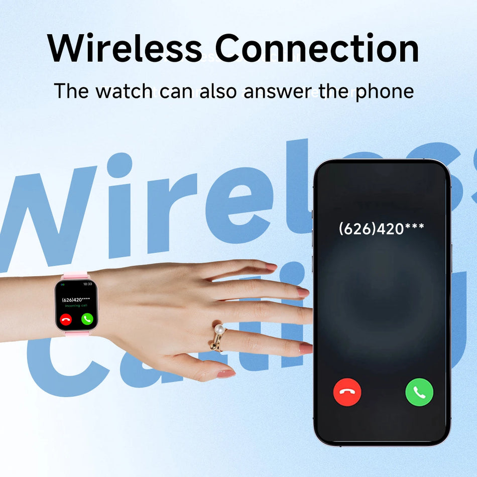 Simsonlab 1.83-Inch HD Smartwatch With Bluetooth Call And Sleep Monitoring