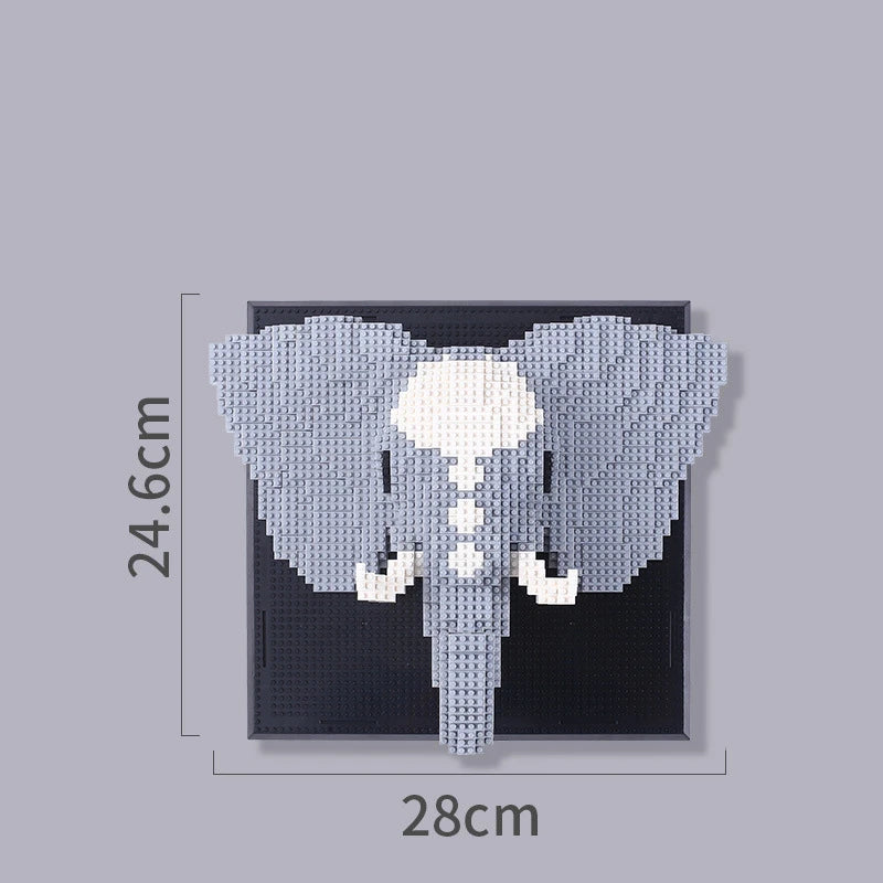 3D Animal Building Blocks &ndash; Creative DIY Decor for Kids and Adults Elephant