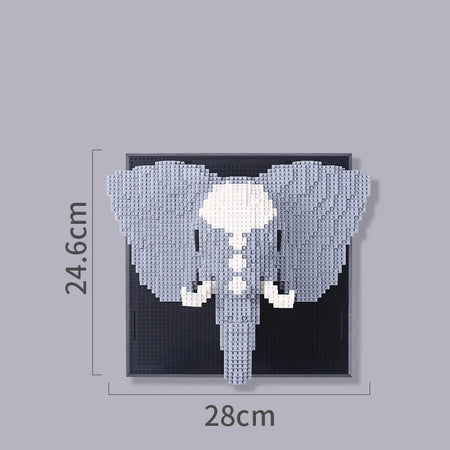 3D Animal Building Blocks &ndash; Creative DIY Decor for Kids and Adults Elephant