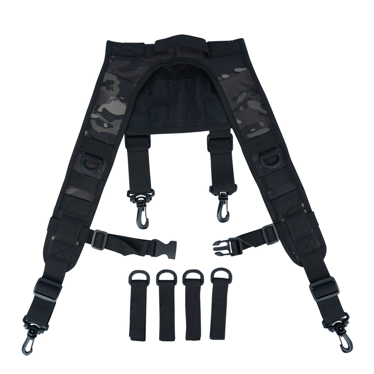 Police Duty Suspenders &ndash; Adjustable Straps and 4 Tool Loops