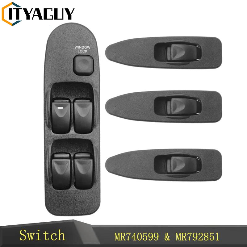 Ikkunan Ohjauskytkin Mitsubishi Carisma 1995-2006 MR740599 Vaihto Korkea Laatu