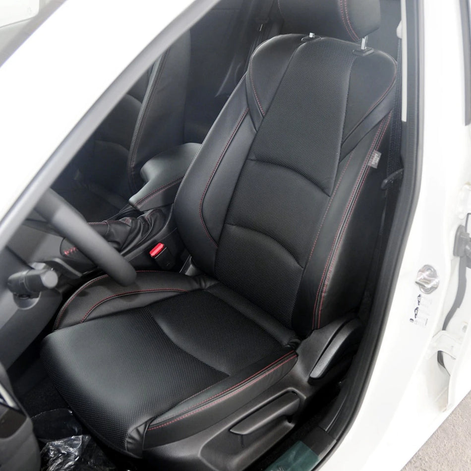 Индивидуальные чехлы для сидений из искусственной кожи Mazda 3 2014 2018