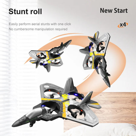 4DRC V17 2.4G RC Fighter Plane - EPP Foam Glider for Kids