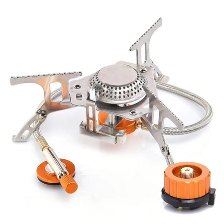 Camping Gas Stove &ndash; Powerful 3500W Output With adapator