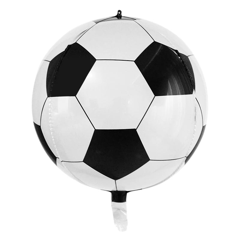 22-Inch 4D Soccer Ball Balloons for Kids' Birthday Parties soccer balloon / 6pcs