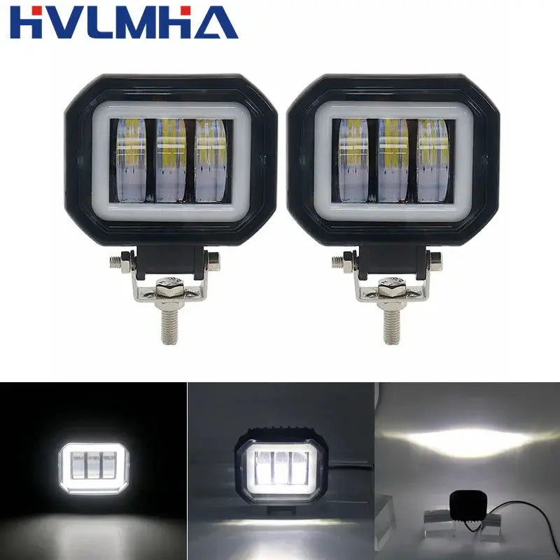 Fog Square Or Round Headlight for Auto/Motor Vehicles And Electric Scooters Arctic V3+, 1 Piece by InterCyprus Trading Ltd