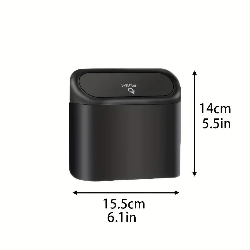 3Pcs Car Trash Can Set &ndash; Leak-Proof Mini Accessories with Odor Sealing