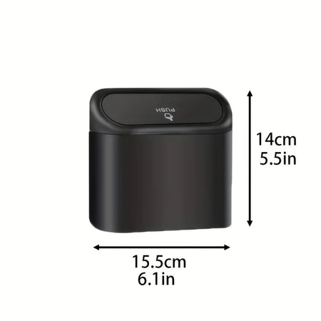 3Pcs Car Trash Can Set &ndash; Leak-Proof Mini Accessories with Odor Sealing