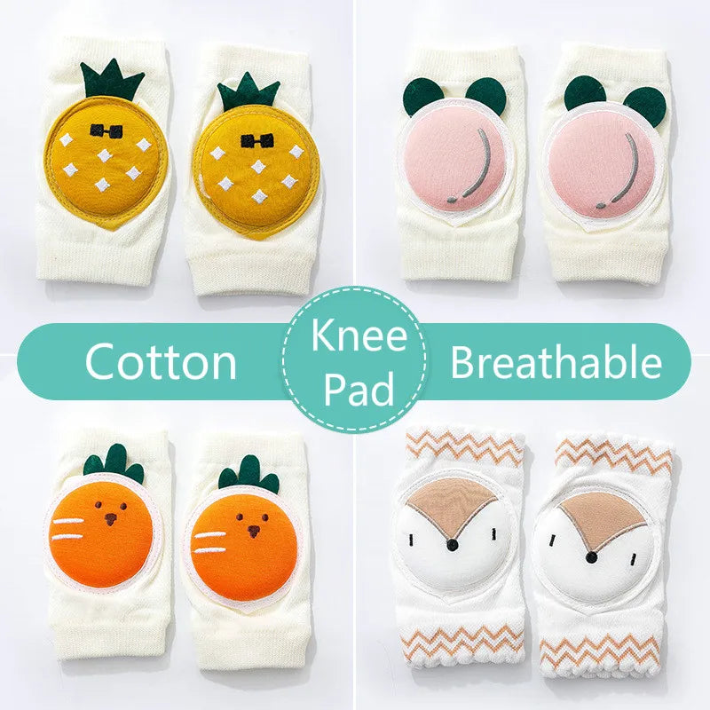 Cartoon Baby Knee Pads Mesh Cushion &ndash; Anti Slip Comfort
