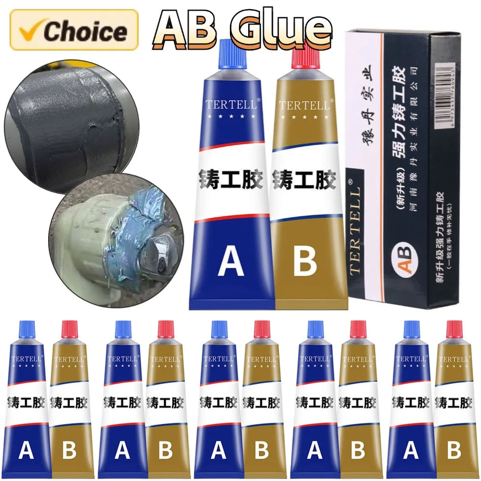 Silný kovový lepiaci tmel AB studené zváranie tepelne odolný