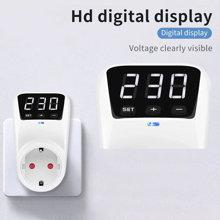 HLP02 Digital Voltage Protector &ndash; Overcurrent Protection