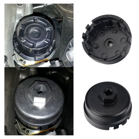 14 Flutes 3/8" Oil Filter Wrench Cap Socket For Toyota Prius 4Runner Camry Highlander Lexus GS350 LS460 Removal Tool by InterCyprus Trading Ltd