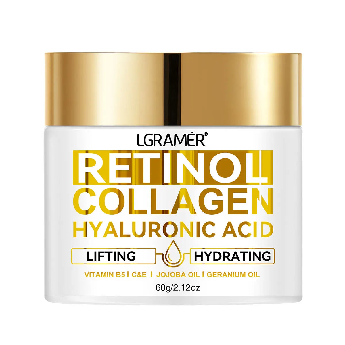 Retinol Anti-Aging Moisturising Face Cream with Hyaluronic Acid 60g