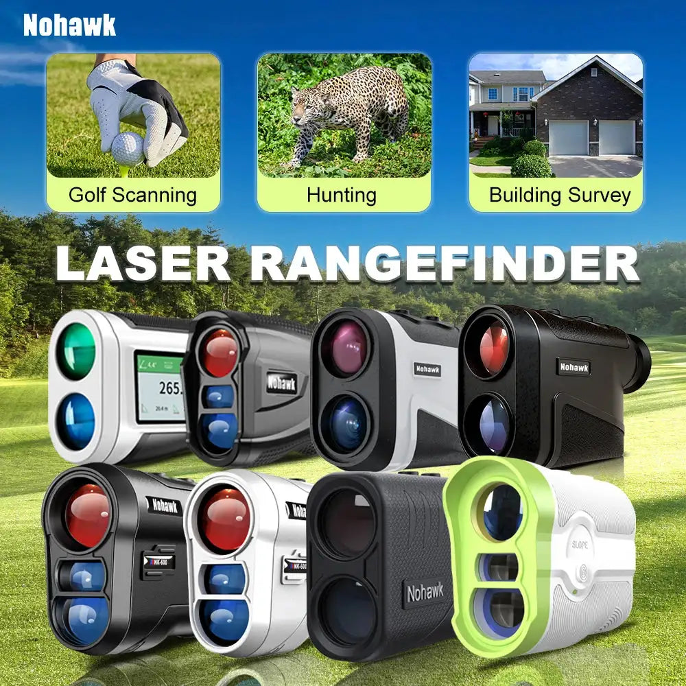 Nohawk Golf Rangefinder Flag Lock Slope Distance Monocular