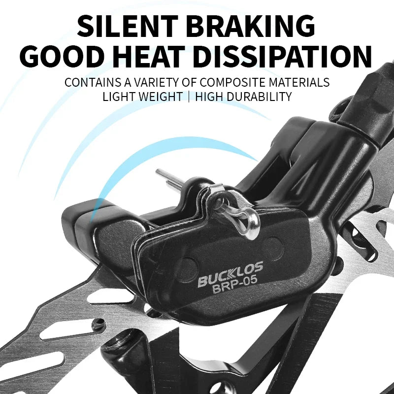 BUCKLOS Resin Disc Brake Pad Shimano D02S &ndash; Wear-Resistant