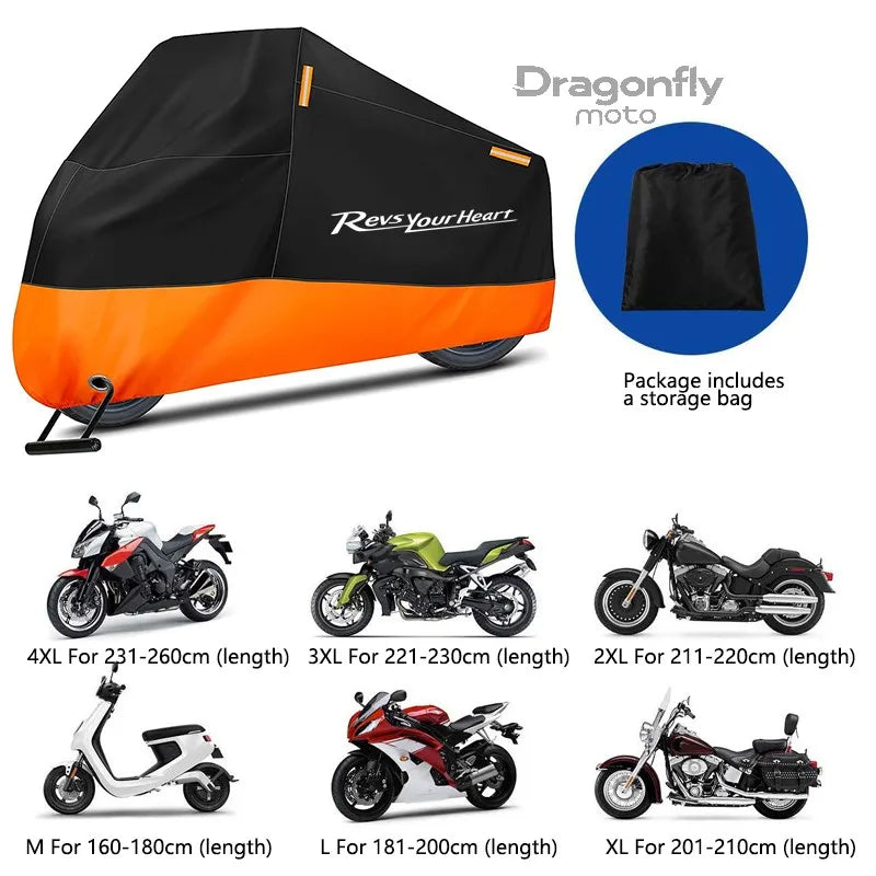Yamaha MT09 MT07 MT03 Tracer Motorcycle Cover &ndash; Waterproof