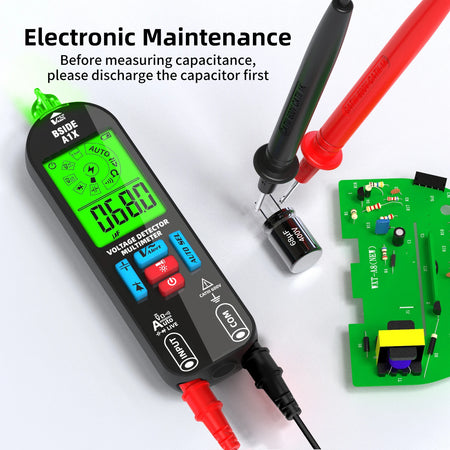 BSIDE A1X &ndash; Rechargeable Digital Multimeter With Live Check