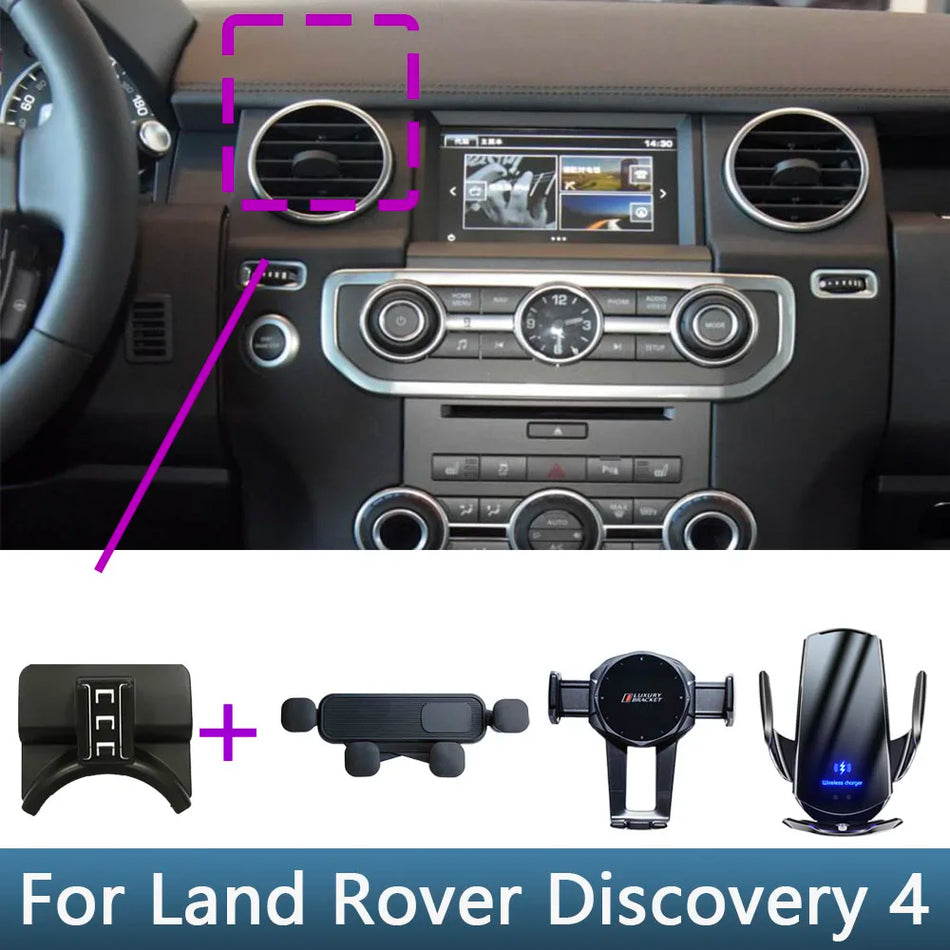 Land Rover Discovery 4 Bil Telefonhållare Fäste Trådlös