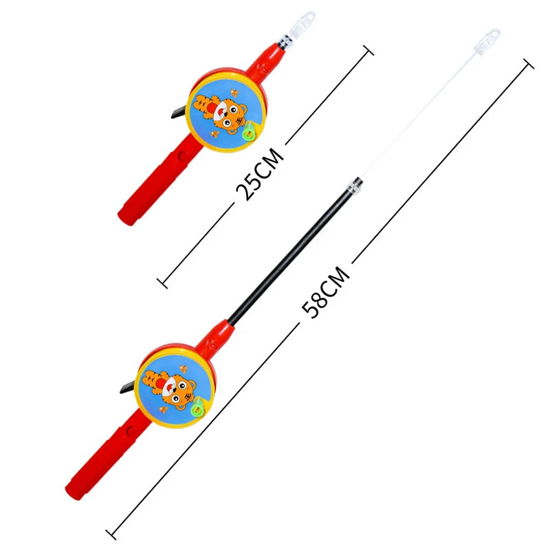 35-60cm Telescopic Fishing Rod with Free Lure Reel - Perfect Kids Gift