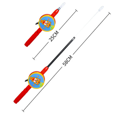 35-60cm Telescopic Fishing Rod with Free Lure Reel - Perfect Kids Gift