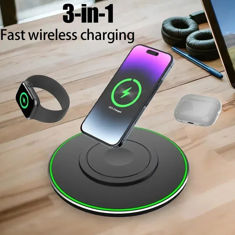 Wireless Charger Pad USB C &ndash; Fast 15W Qi Charging Station