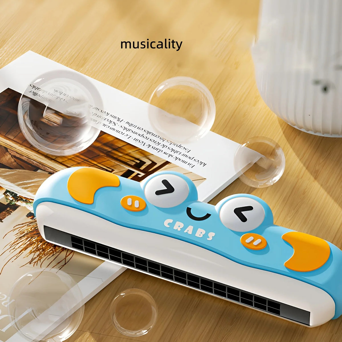 Cartoon Harmonica 32-Hole Beginner Whistle &ndash; Washable ABS