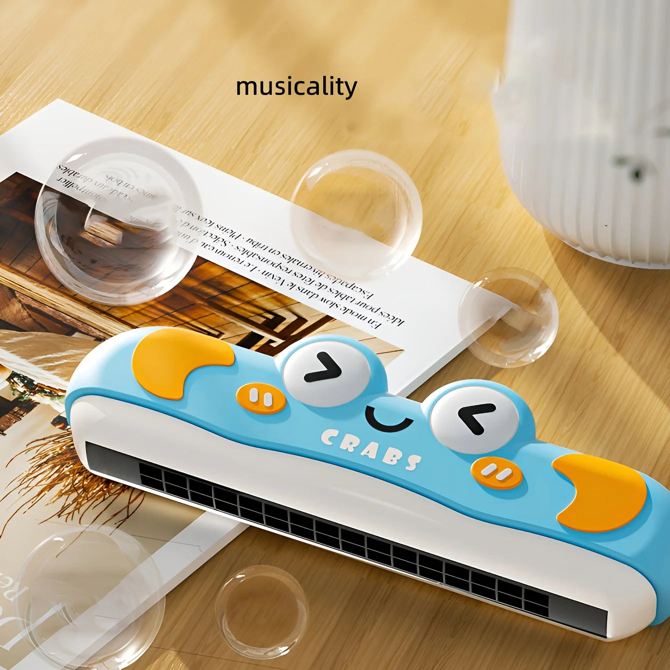 Cartoon Harmonica 32-Hole Beginner Whistle &ndash; Washable ABS