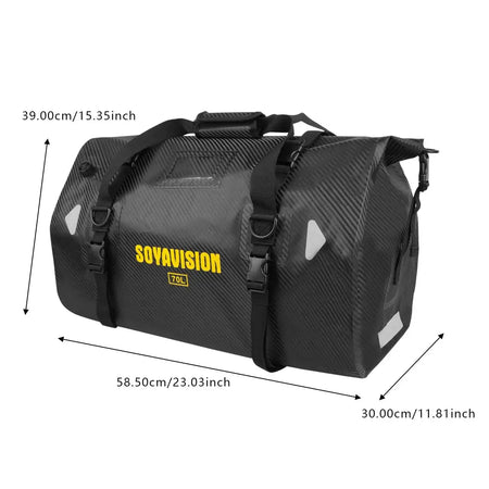 Soyavision Y-MC0076 Waterproof Dry Bag &ndash; Ultra-Durable Outdoor Storage 70L carbon fiber