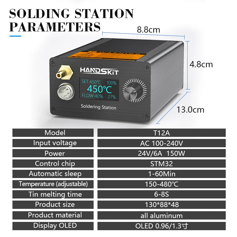 T12A Desoldering Station &ndash; Suction Tin Gun With Hot Air