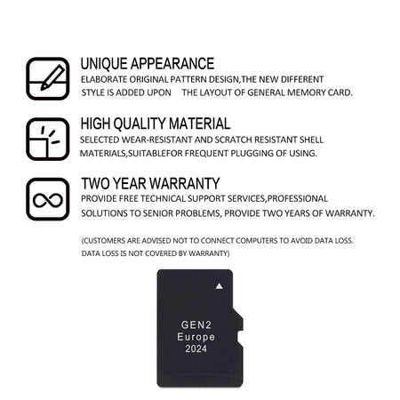 Memory TF Card Update 2024 For Subaru &ndash; EU UK Map Update