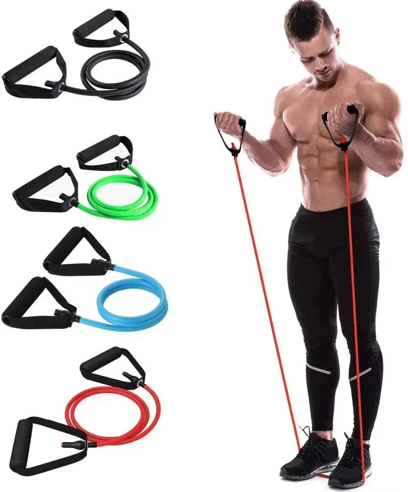 3 Levels Resistance Yoga Pull Rope Bands - Home Gym Workout Equipment