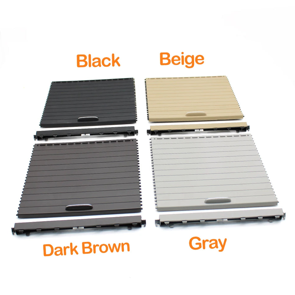 Puodelių laikiklio dangtelis ritininis uždengimas PC ABS guminis padengimas Mercedes-Benz W166