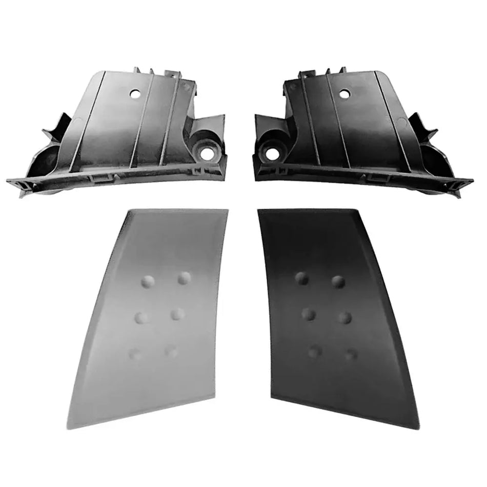 Interior Door Handle Covers Gray Black For Peugeot 107 Toyota Aygo Citroen C1 by InterCyprus Trading Ltd