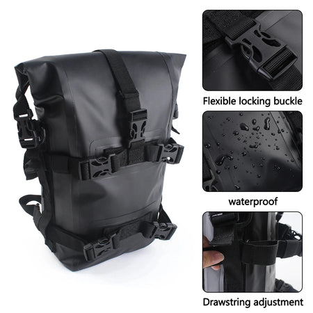Motorcycle 8L Crash Bar Bumper Bag &ndash; Universal Waterproof Design