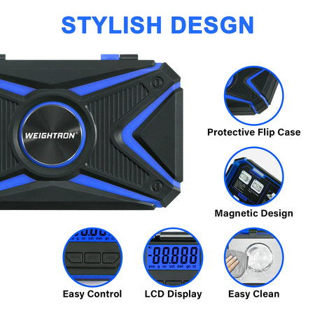 TU-50-BLU Jewelry Scale &ndash; Ultra-Precise 0.001g Readings