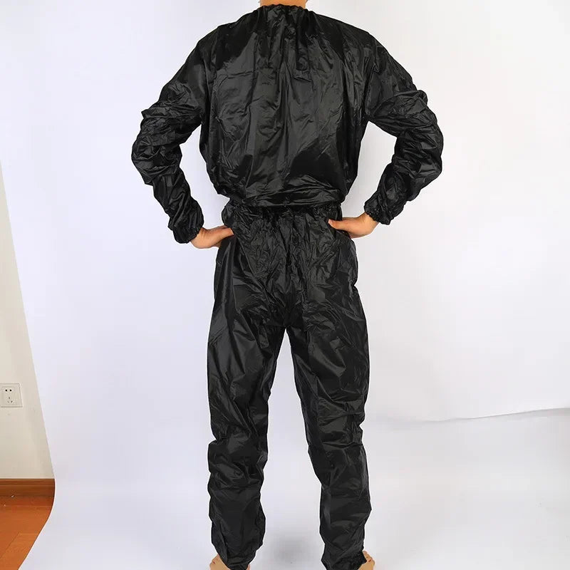 Heavy Duty Sweat Sauna Suit &ndash; Anti Rip Fabric Durability Sweaty clothing-blac / M