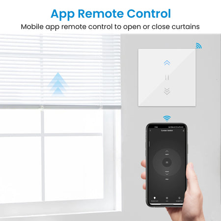 LoraTap Tuya Curtain Switch &ndash; WiFi Enabled With Google Home