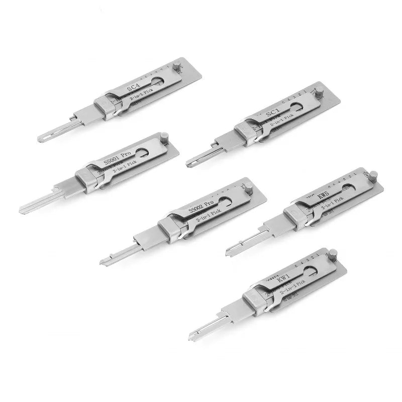 Kit de Ferramentas de Precisão em Aço Inoxidável para Decodificação de Chaves com Ferramenta de Captura e Gancho de O-Ring