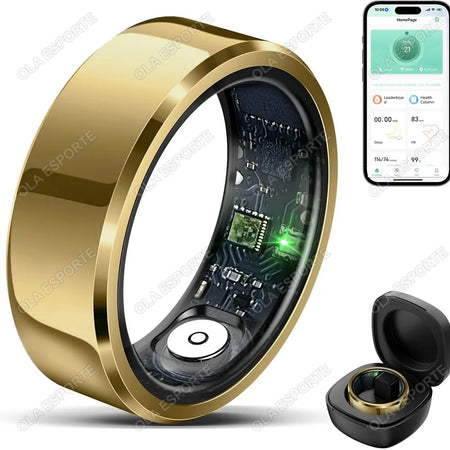 2025 Smart Ring for Xiaomi - Heart Rate &amp; Blood Oxygen Monitor, Waterproof, Multi-Sport Mode