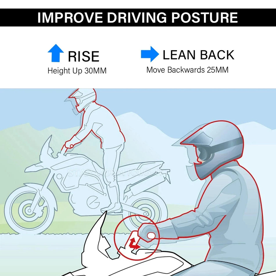 BMW F900R F900XR F850GS F 850 GS ADV Elevador de Guiador, Extensão de Abraçadeira de Barra Drag em Alumínio CNC