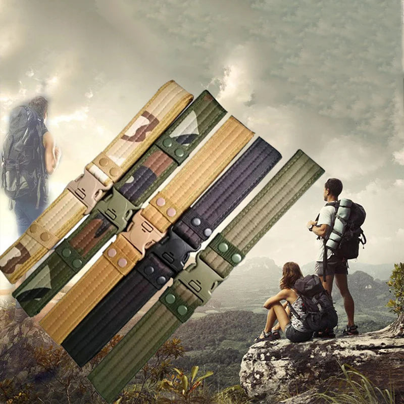 Камуфляжный канвасный тактический ремень для уличных игр CS