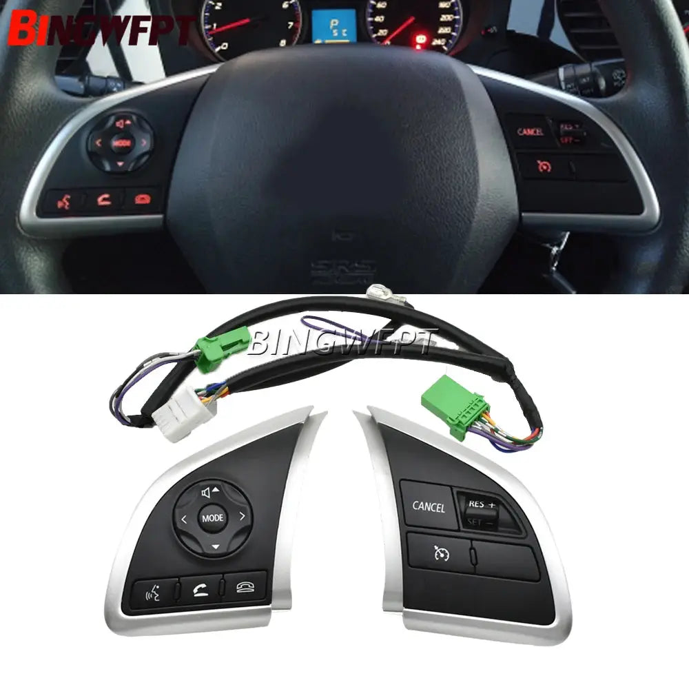 Audio Radio Cruise Control Switch Steering Wheel Button For Mitsubishi Mirage ASX 2013 2014 2015 2016 2017 2018 2019 by InterCyprus Trading Ltd