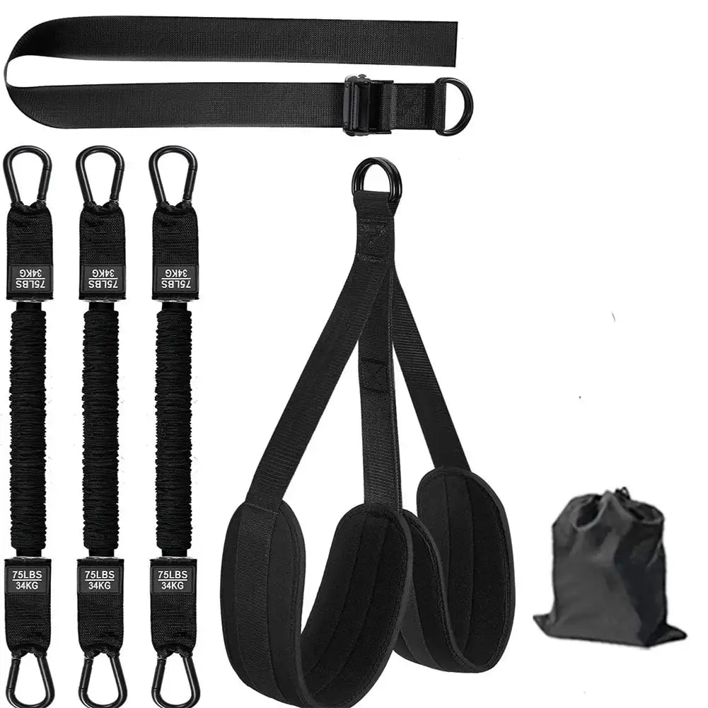 Mojoyce Heavy Duty Pull Up Assistance Resistance Bands Black 225 LBS