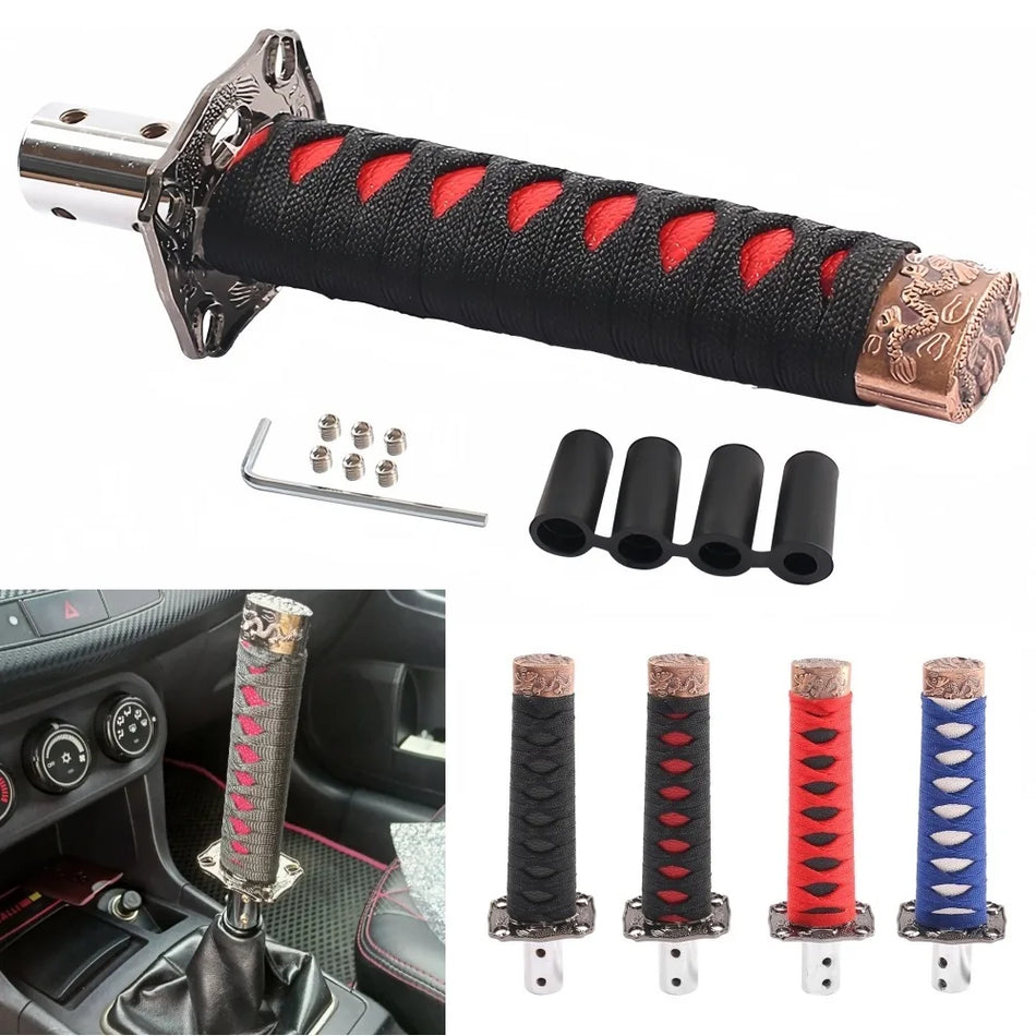 JDM Katana Samurai Sword Shift Knob with Adapters, 200mm Universal