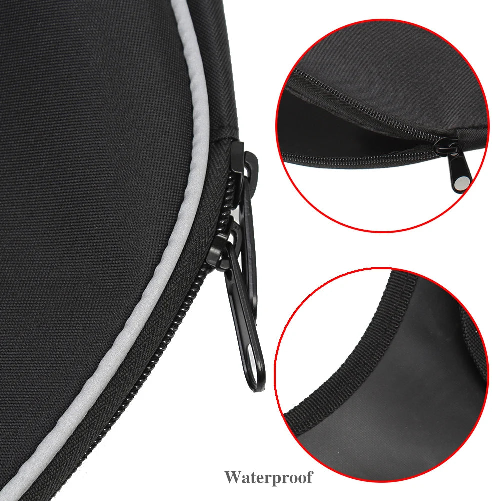 Motorcycle Black Soft Lowers Chaps &ndash; Engine Guard Cover and Leg Warmer for Harley Electra Glide