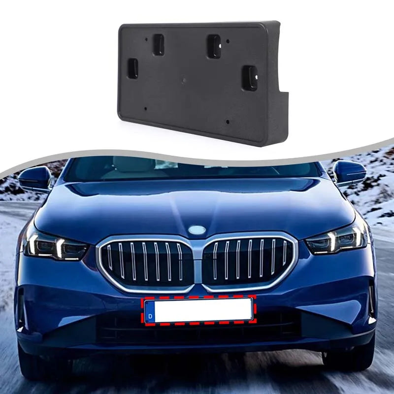 ABS černá přední registrační značka pro BMW 5 Series G60 2024