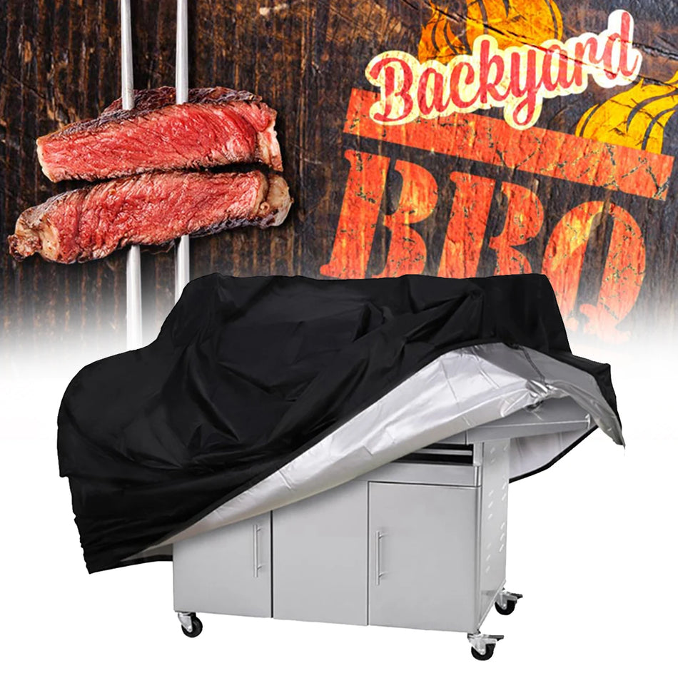 Αδιάβροχη Εξωτερική Κάλυψη Ψησταριάς BBQ Βαρέως Τύπου 150x61x122 CM