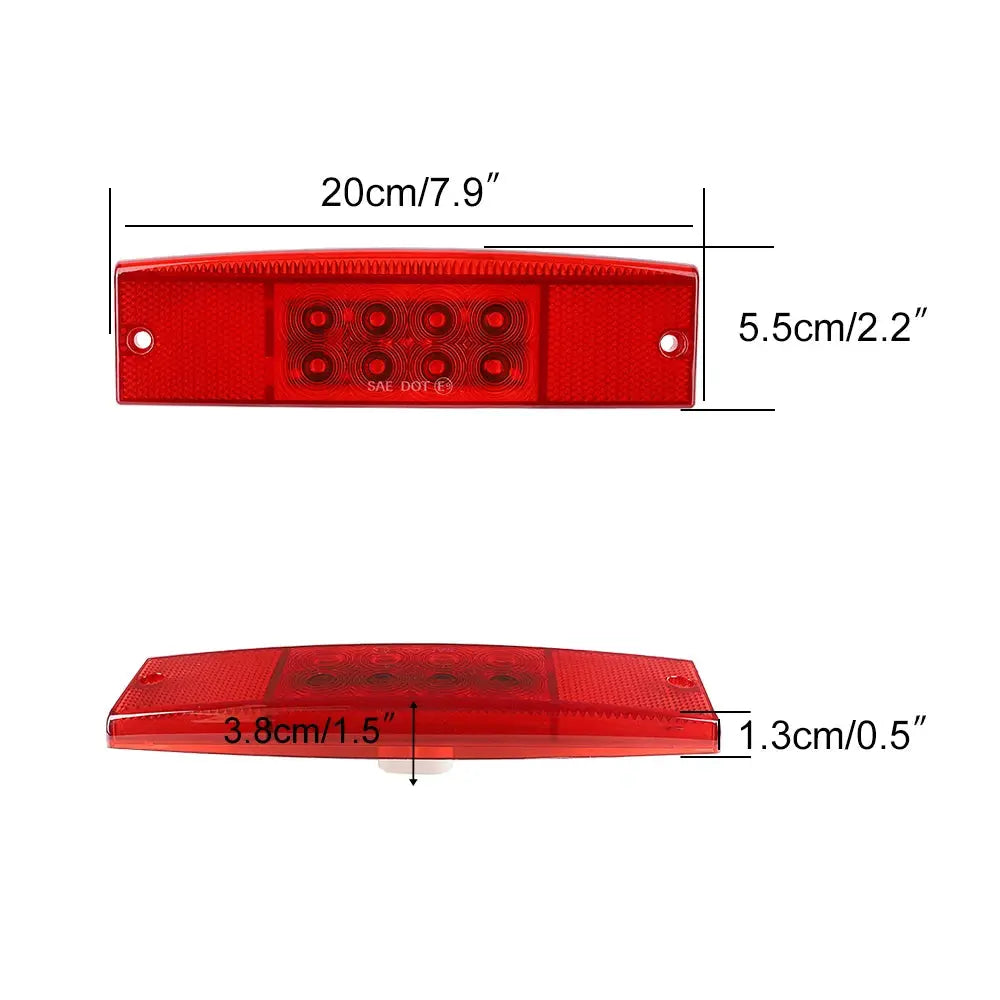 1 Pair Rear Brake Light LED Tail Light for Polaris Ranger 400 500 570 800 EFI MIDSIZE Accessories Replace #2411450 by InterCyprus Trading Ltd