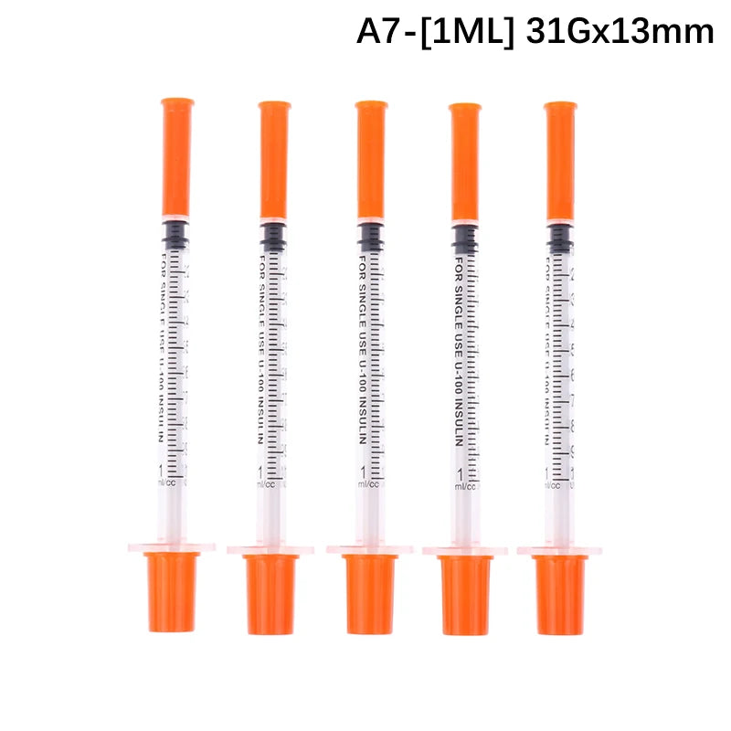 5Pcs 0.3/0.5/1ML Veterinary Insulin Syringes &ndash; Sterile A7