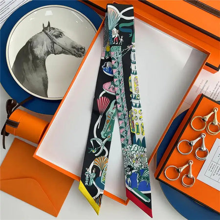 JTVOVOC Silk Scarf &ndash; Elegant Versatility for Any Outfit JZP058-01 / 5x85cm